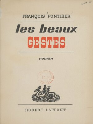 cover image of Les beaux gestes